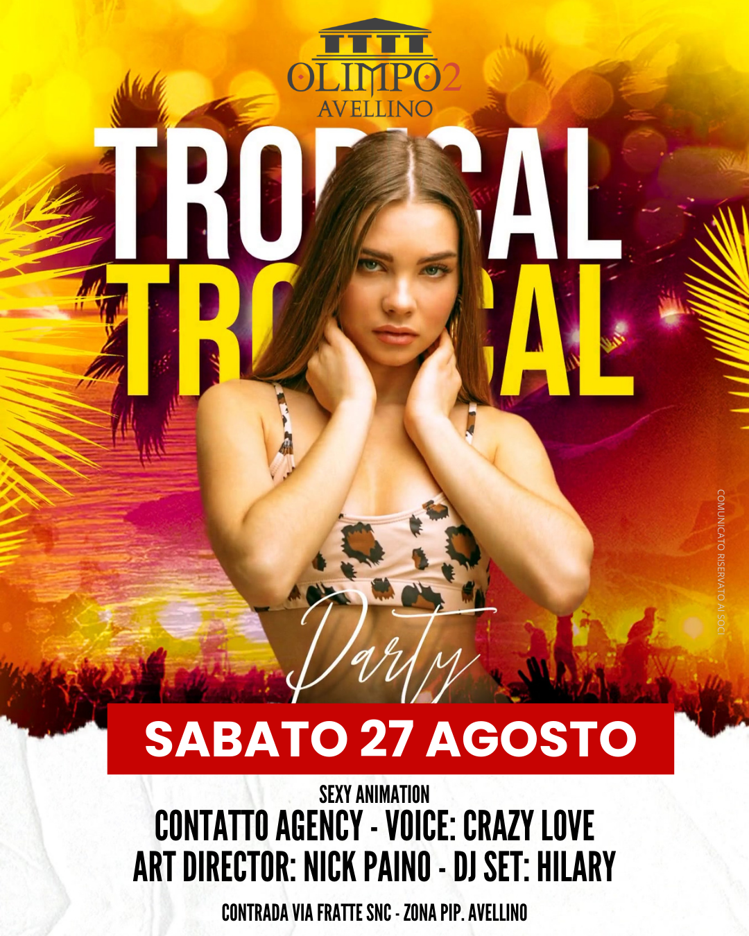 tropical party olimpo 2 avellino