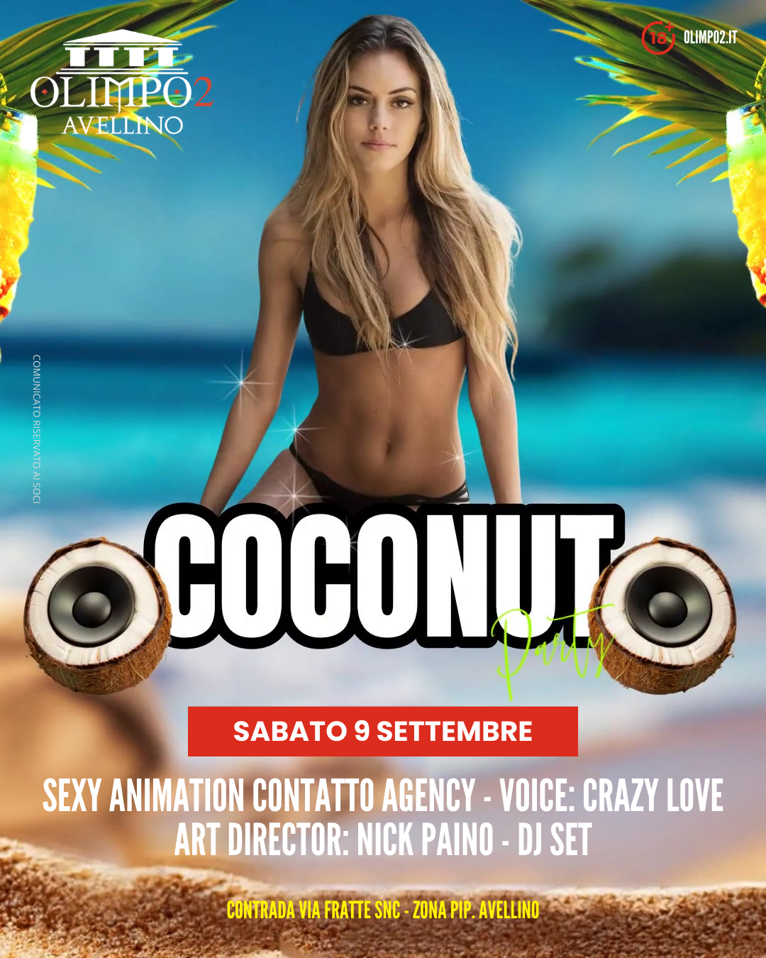 coconut party olimpo 2 avellino