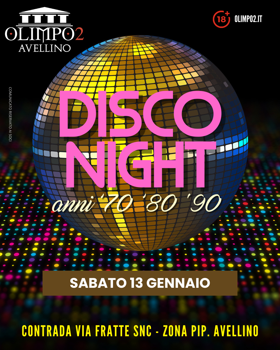 disco night olimpo 2 avellino