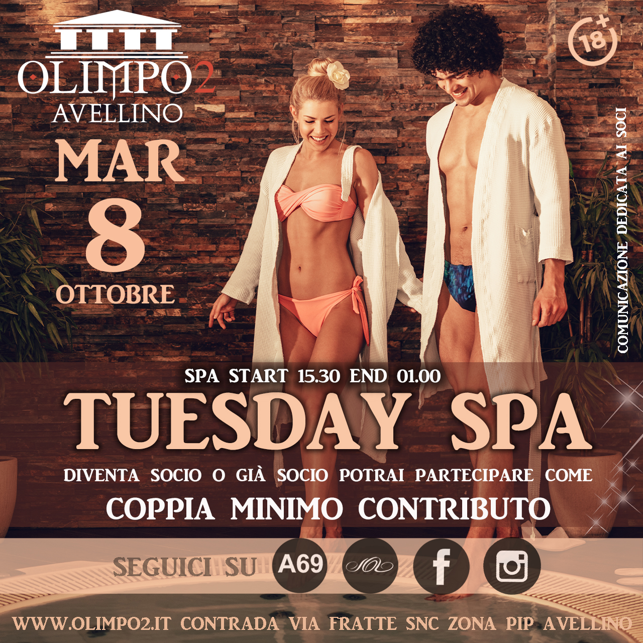 tuesday spa olimpo 2 avellino
