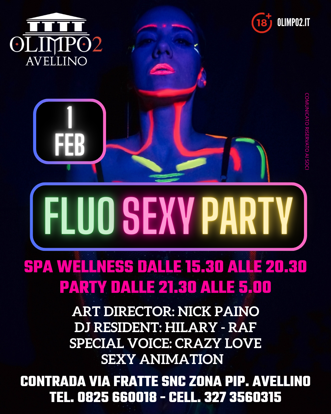 fluo sexy party olimpo 2 avellino