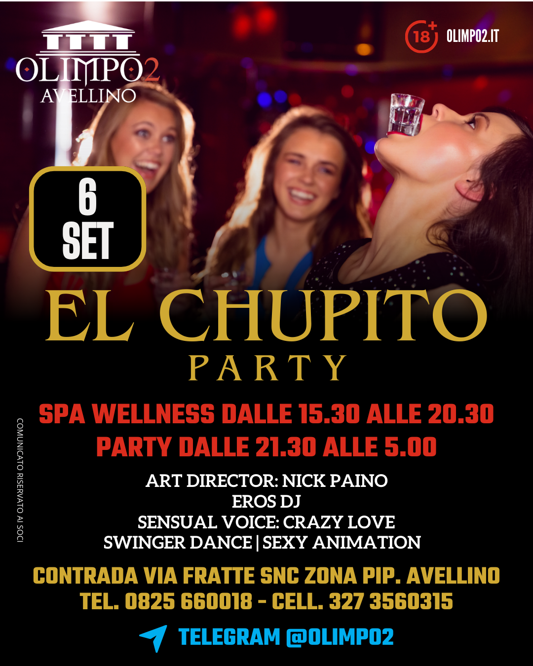 el chupito party olimpo 2 avellino