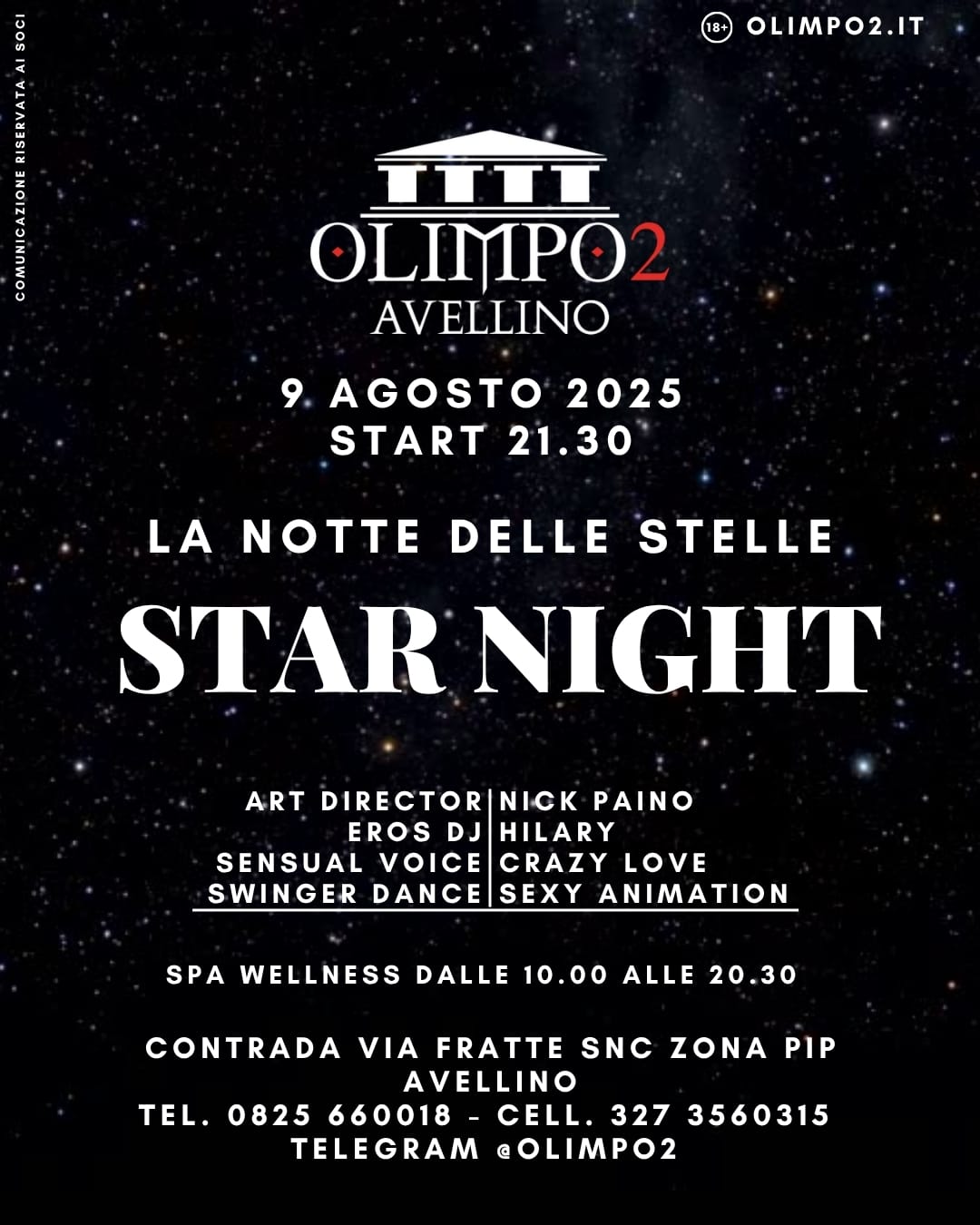la notte delle stelle olimpo 2 avellino