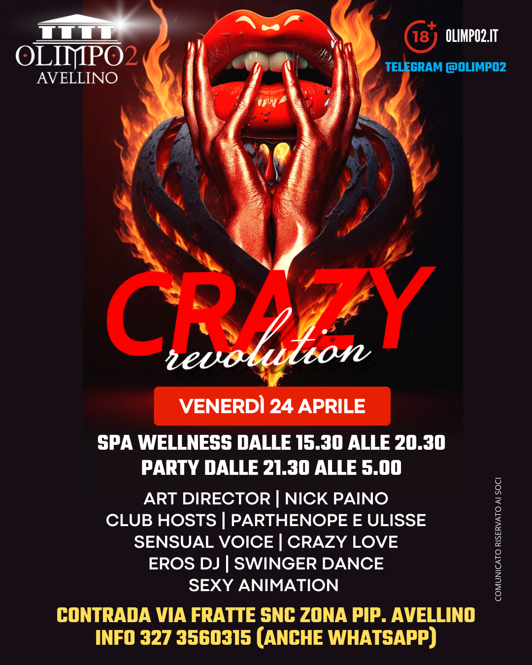 crazy revolution olimpo 2 avellino