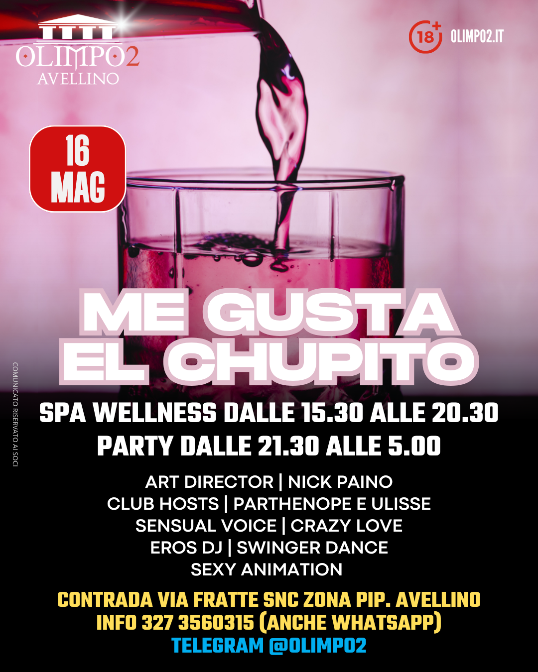 me gusta el chupito olimpo 2 avellino