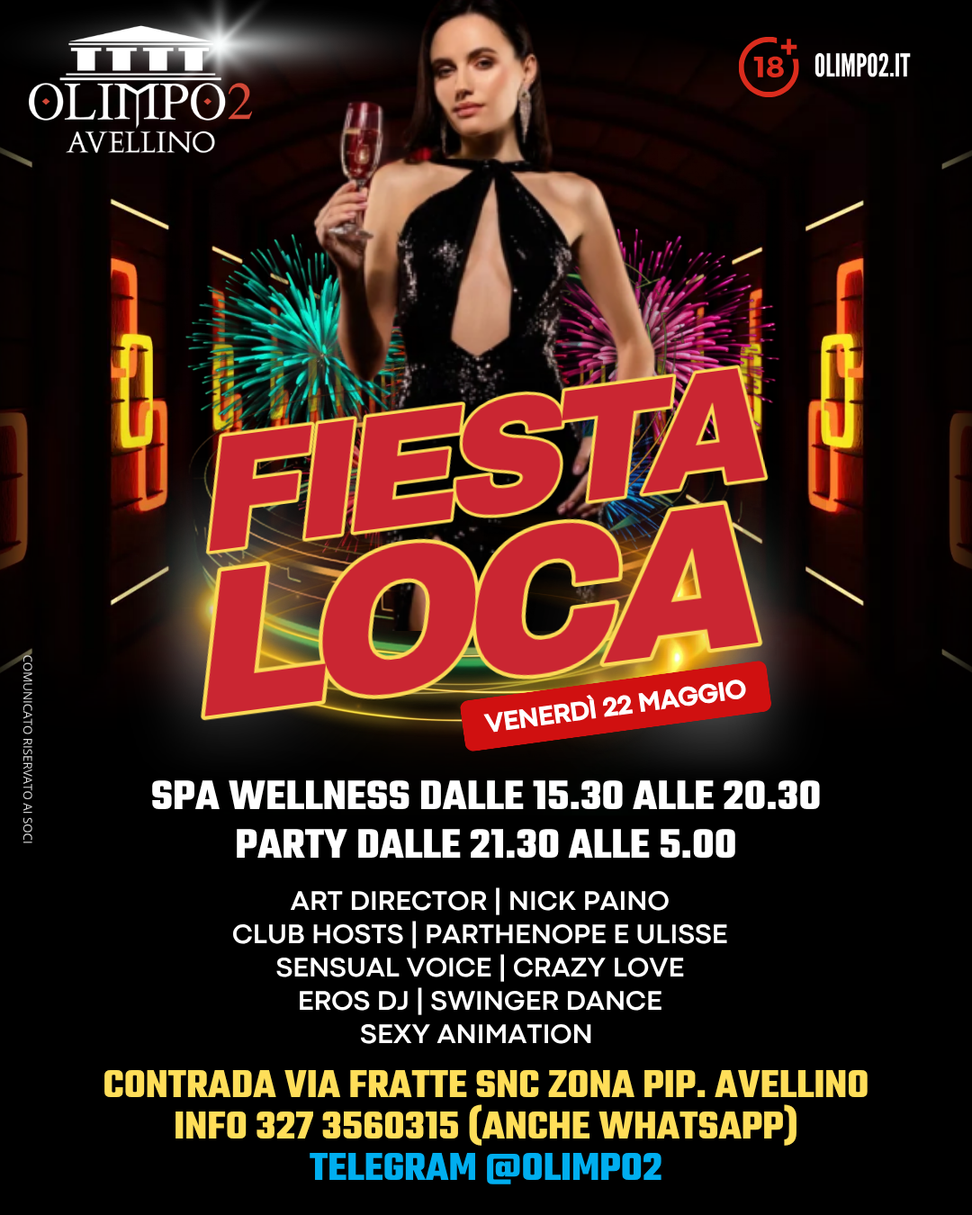 fiesta loca olimpo 2 avellino