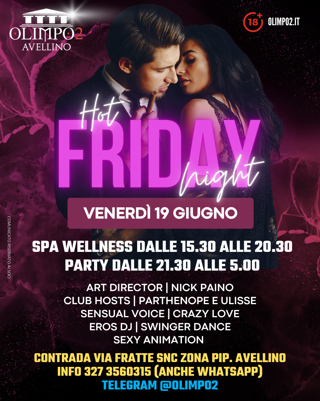 hot friday night olimpo 2 avellino