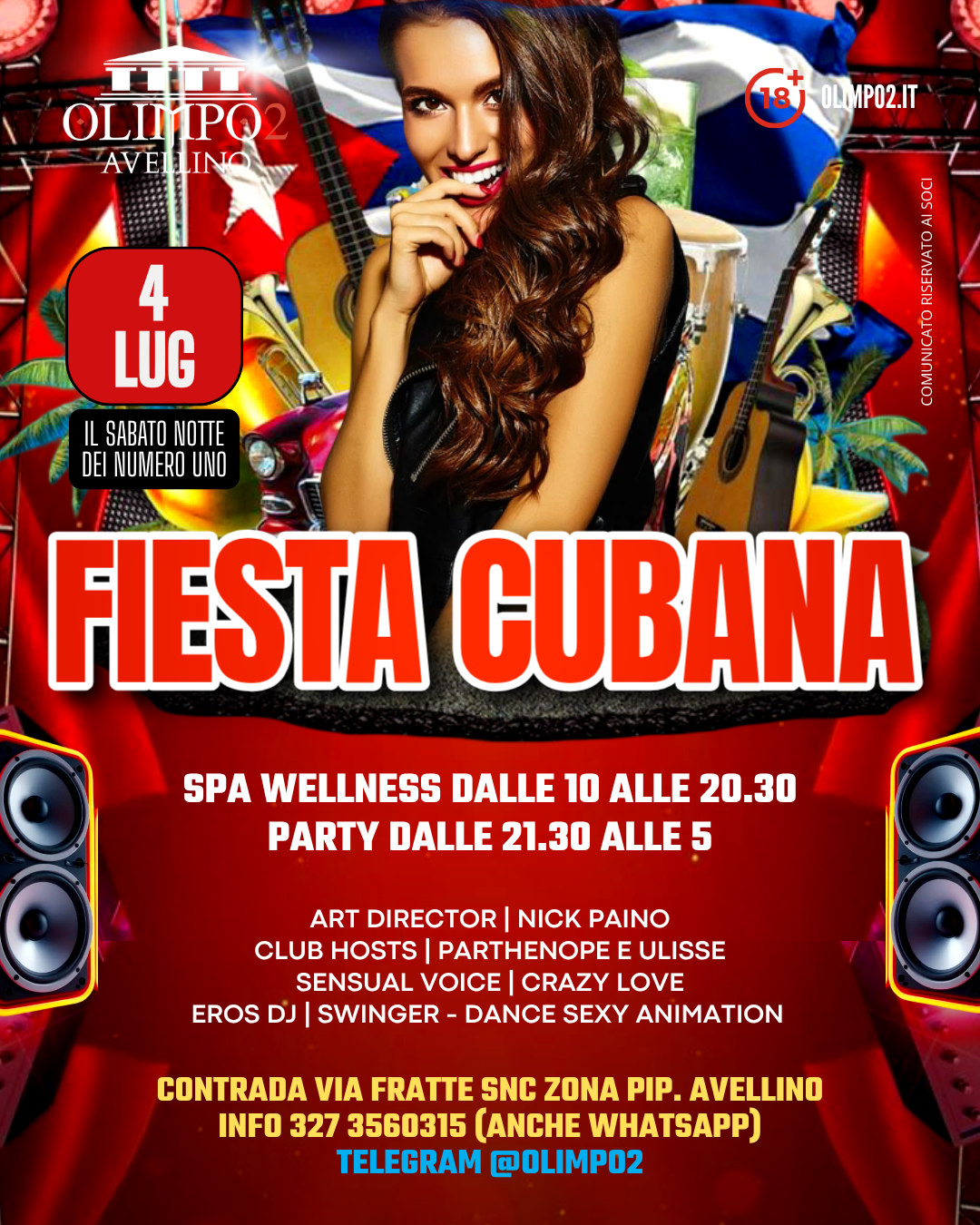 fiesta cubana olimpo 2 avellino