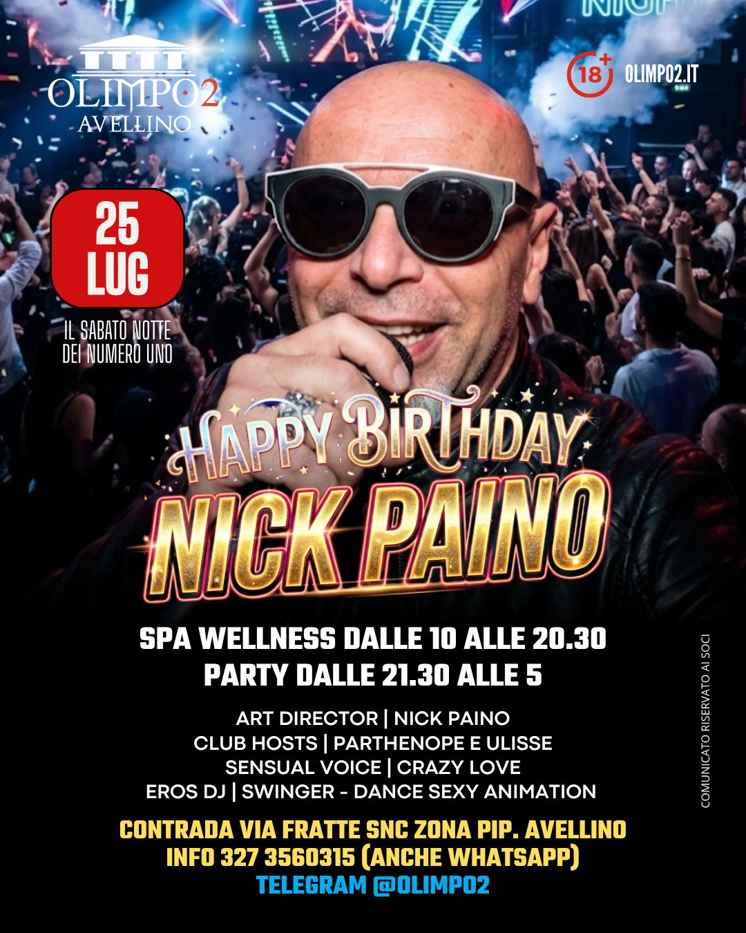 happy birthday nick paino olimpo 2 avellino