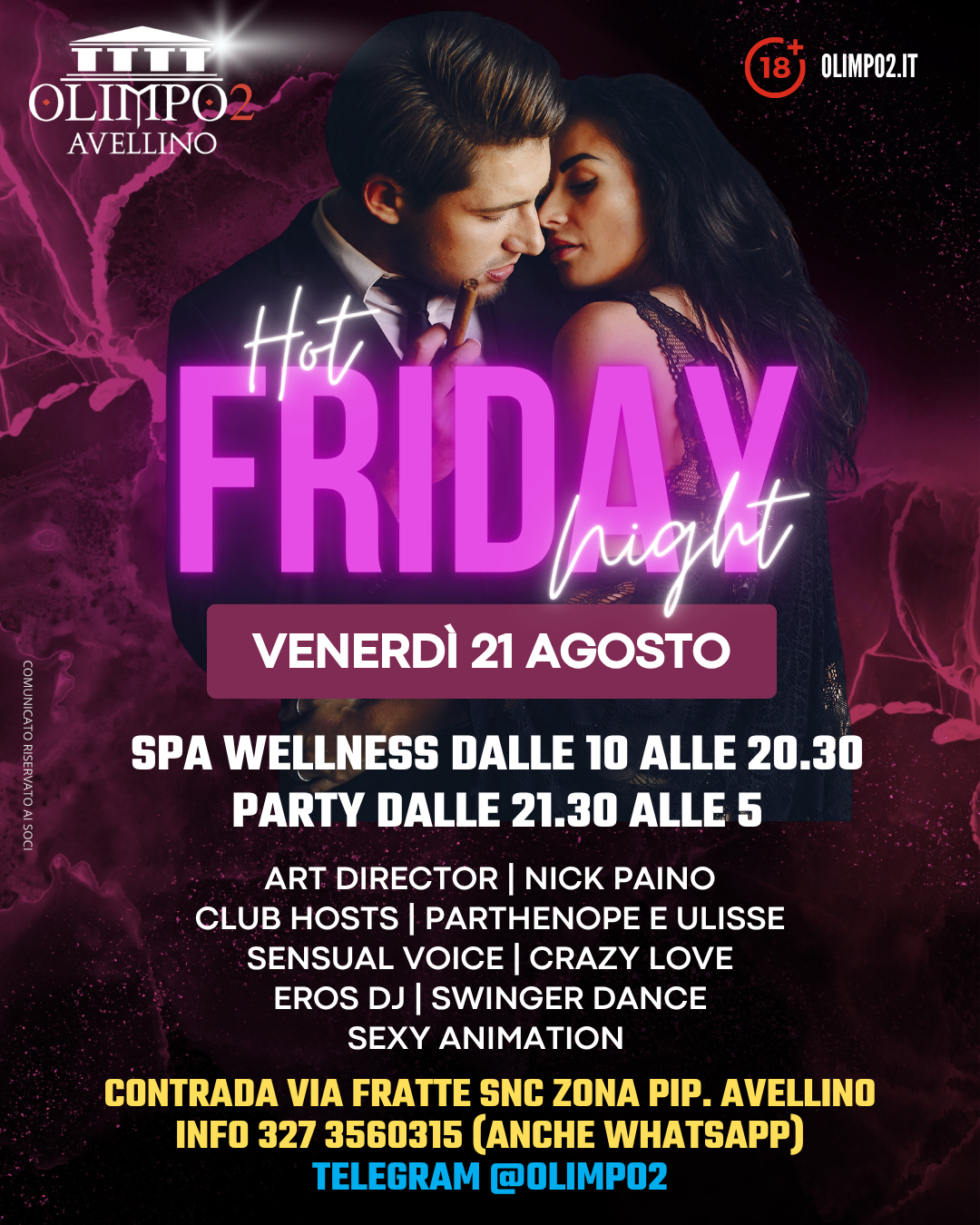 hot friday night olimpo 2 avellino