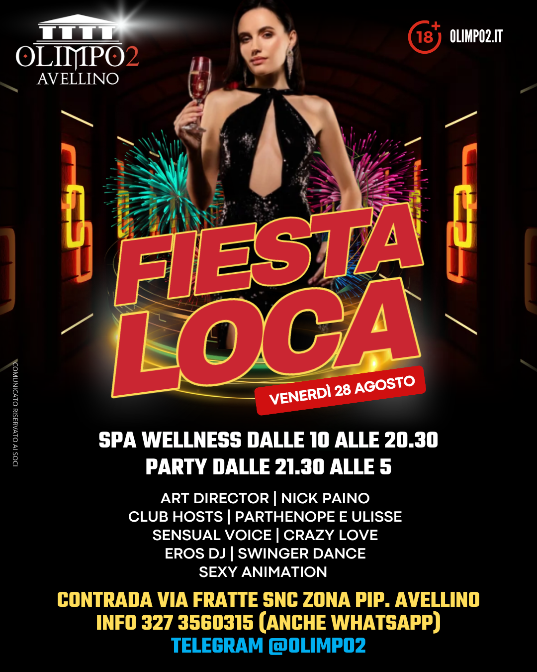 fiesta loca olimpo 2 avellino