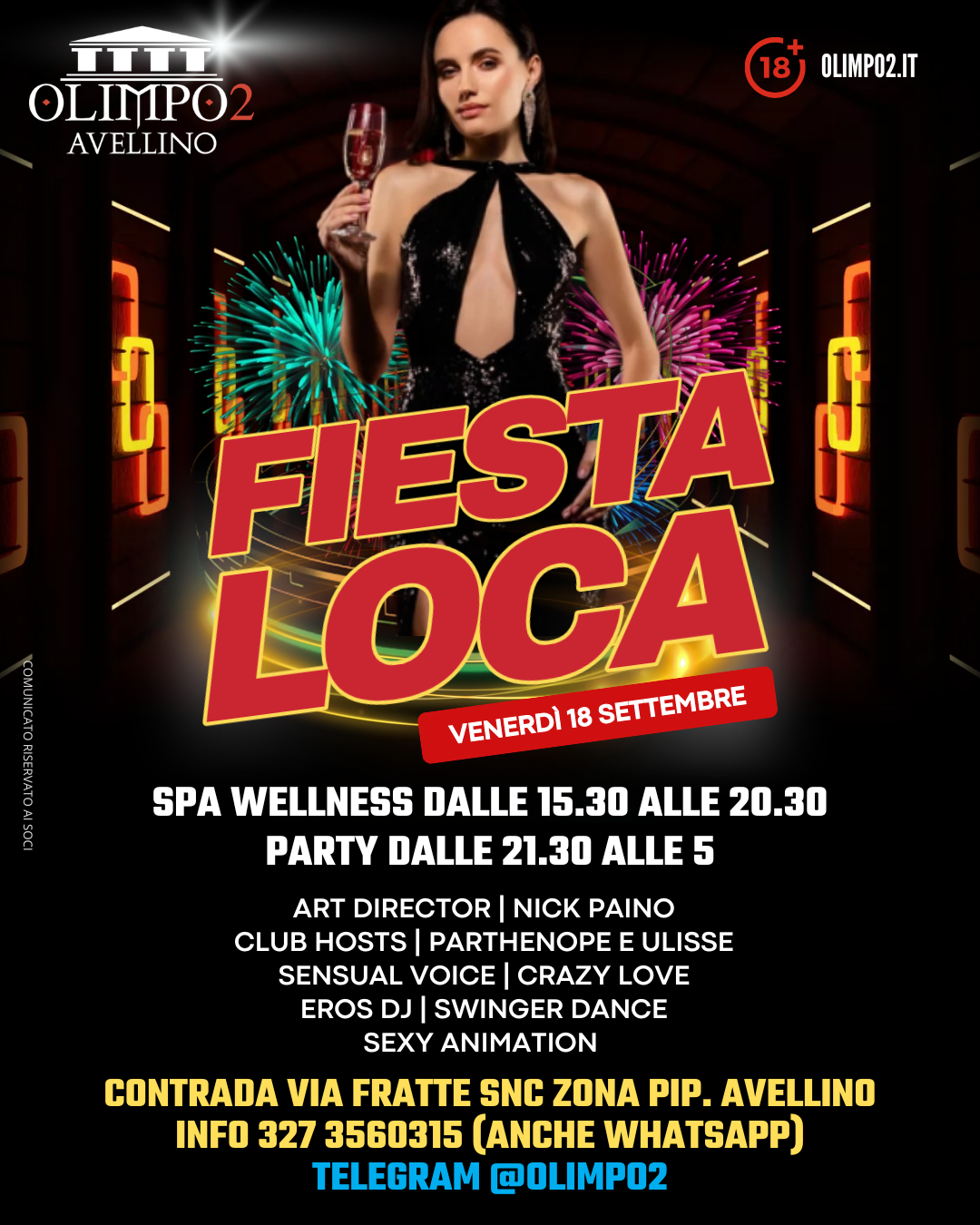 fiesta loca olimpo 2 avellino