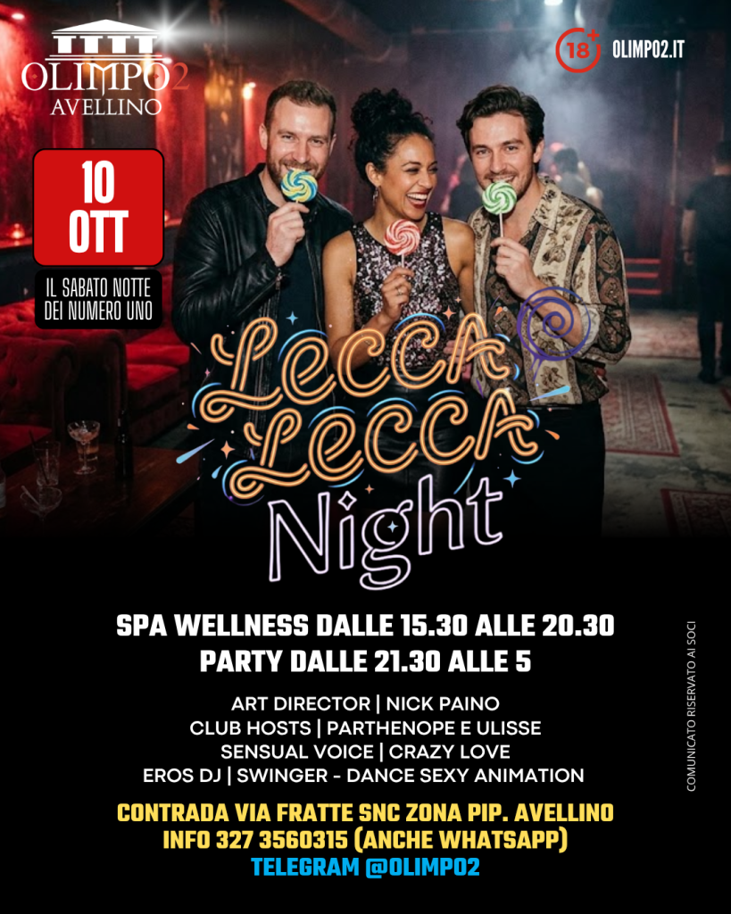 LECCA LECCA NIGHT – sabato 10 Ottobre