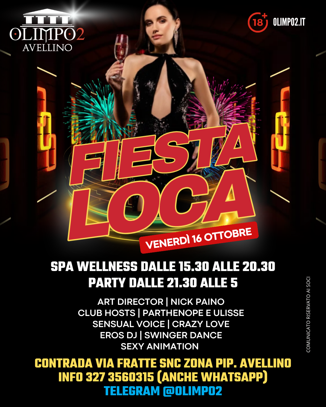 fiesta loca olimpo 2 avellino
